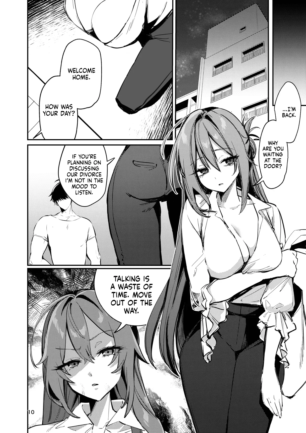 Hentai Manga Comic-Dumb wife, re-education.-Read-8